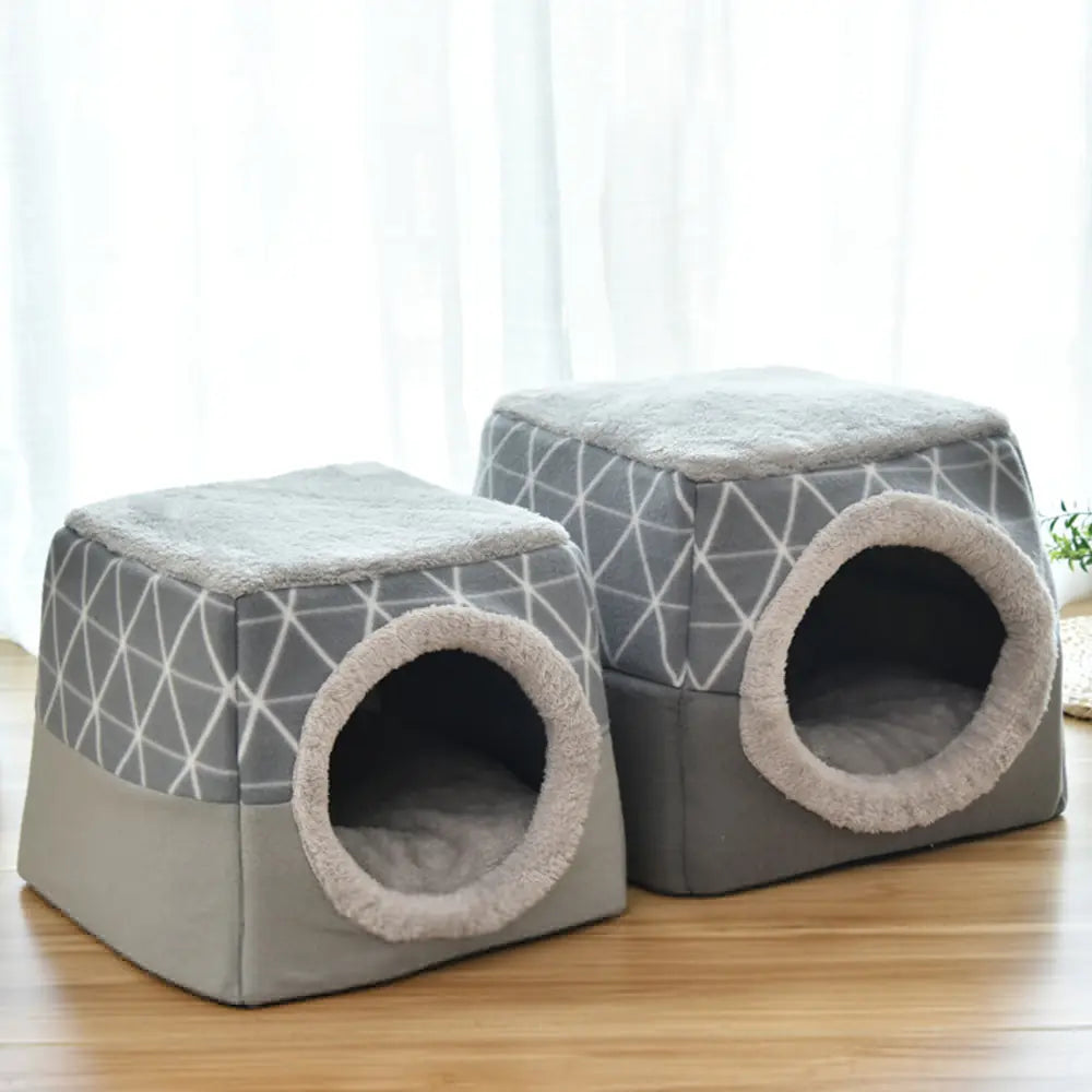 Villa Cama para Perro y Gato - Cápsula Espacial de Doble Uso