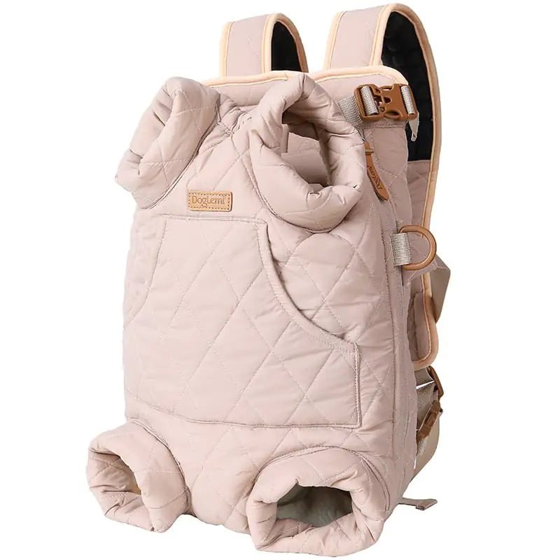 Mochila Porta Mascotas Acolchada de Invierno para el Pecho