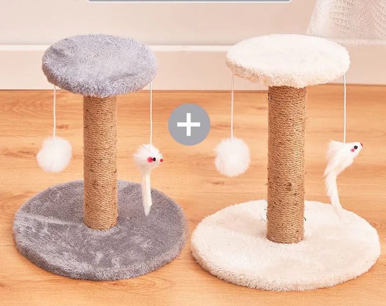 Juguete Rascador Vertical para Gatos de Sisal Duradero