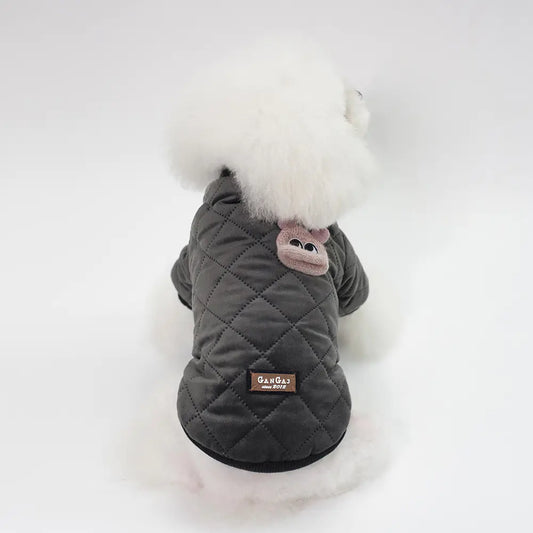 Chaqueta a Cuadros para Perros Pequeños - Ropa de Otoño e Invierno