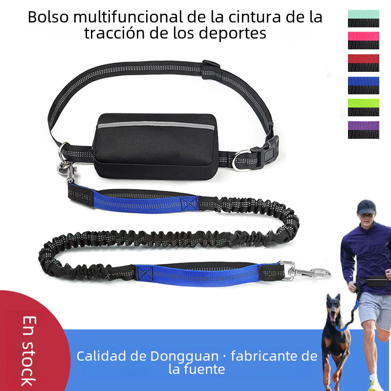 Bolsa de Cintura con Correa para Correr con Mascotas de Amazon Cross-Border