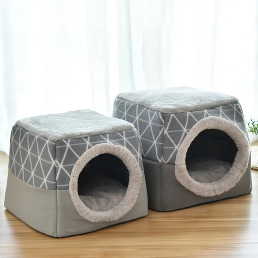 Villa Cama para Perro y Gato - Cápsula Espacial de Doble Uso