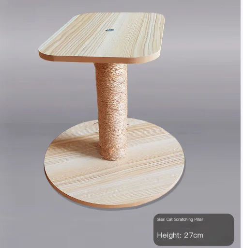 Juguete Rascador Vertical para Gatos de Sisal Duradero