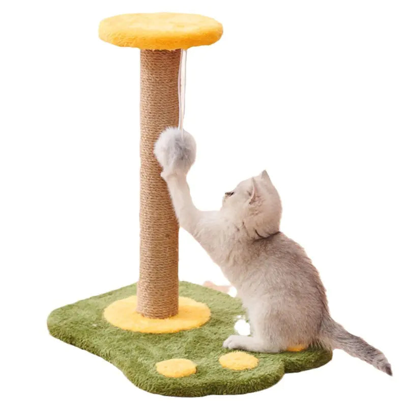 Juguete Rascador Vertical para Gatos de Sisal Duradero