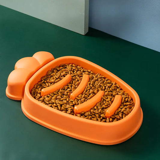 Plato para Perros de Alimentación Lenta para Perros Grandes - Diseño Antiahogo