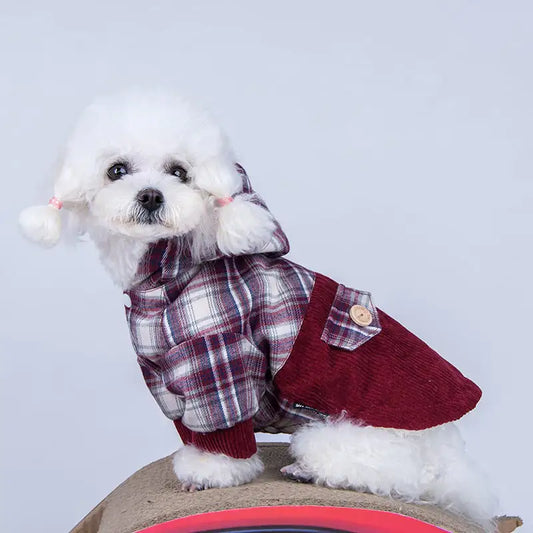 Abrigo de Cachemira para Perro Pequeño Pomerania Teddy VIP