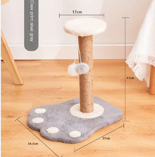 Juguete Rascador Vertical para Gatos de Sisal Duradero