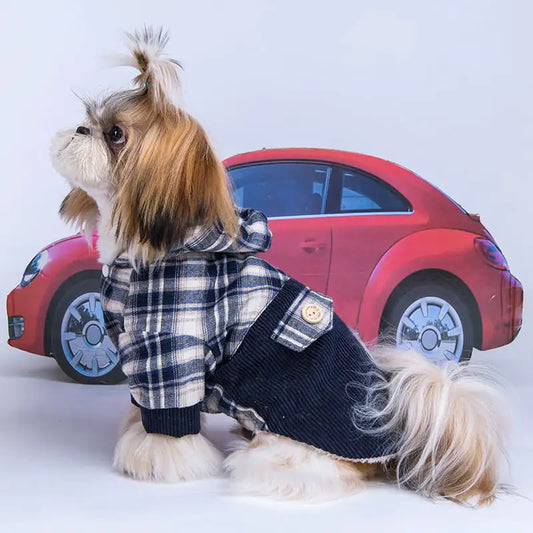 Abrigo de Cachemira para Perro Pequeño Pomerania Teddy VIP