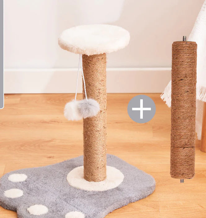 Juguete Rascador Vertical para Gatos de Sisal Duradero