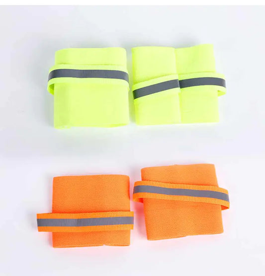Glow-in-the-Dark Reflective Dog Leg Sleeves (Soft & Safe)