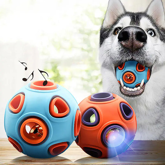 Pelota de Juguete para Perros que Brilla en la Oscuridad para Masticar (Mediano/Grande)