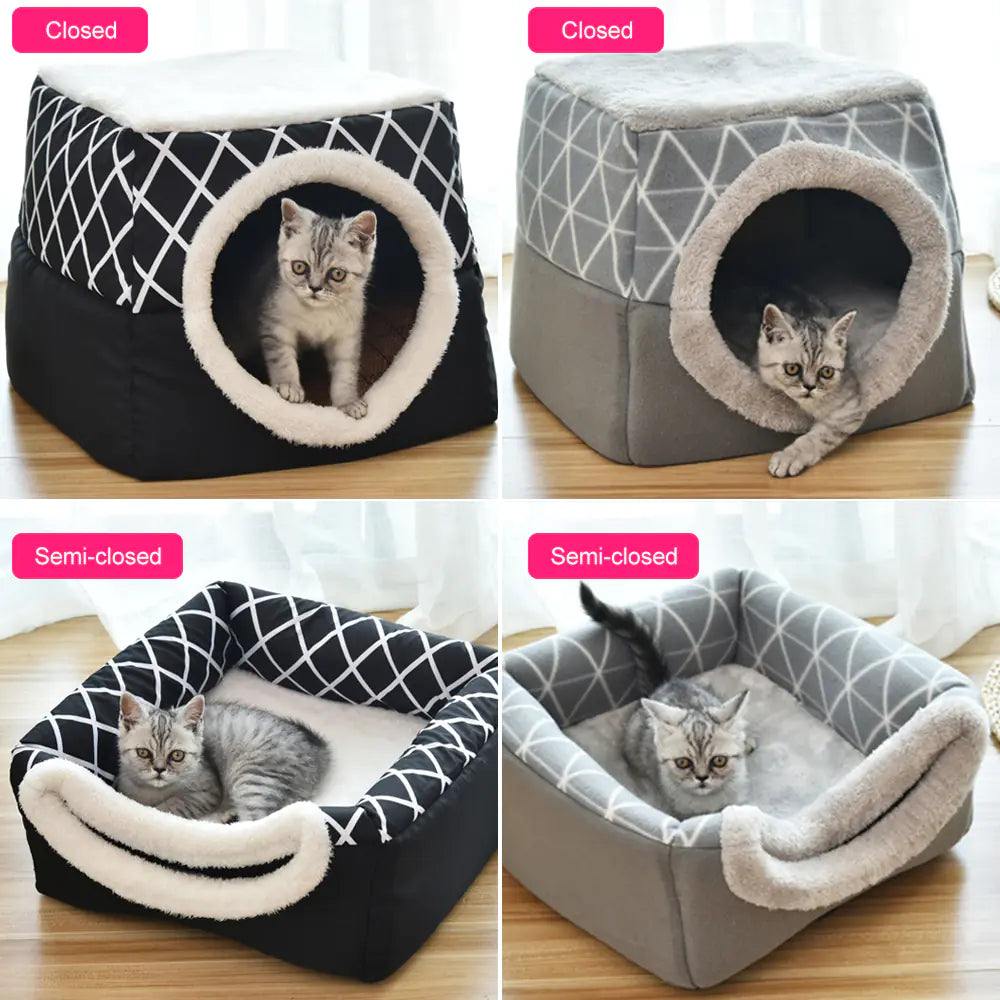 Villa Cama para Perro y Gato - Cápsula Espacial de Doble Uso