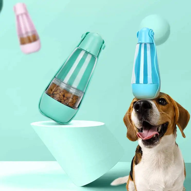Botella de Agua Multifuncional Portátil para Perros y Gatos