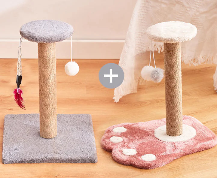 Juguete Rascador Vertical para Gatos de Sisal Duradero