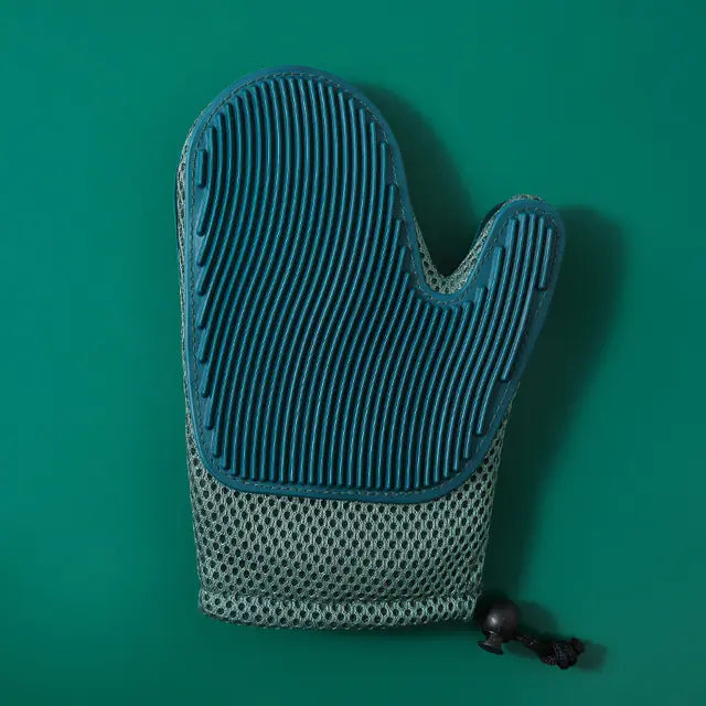 Guantes de Masaje de Silicona y Cepillos para Quitar Pelo de Mascotas