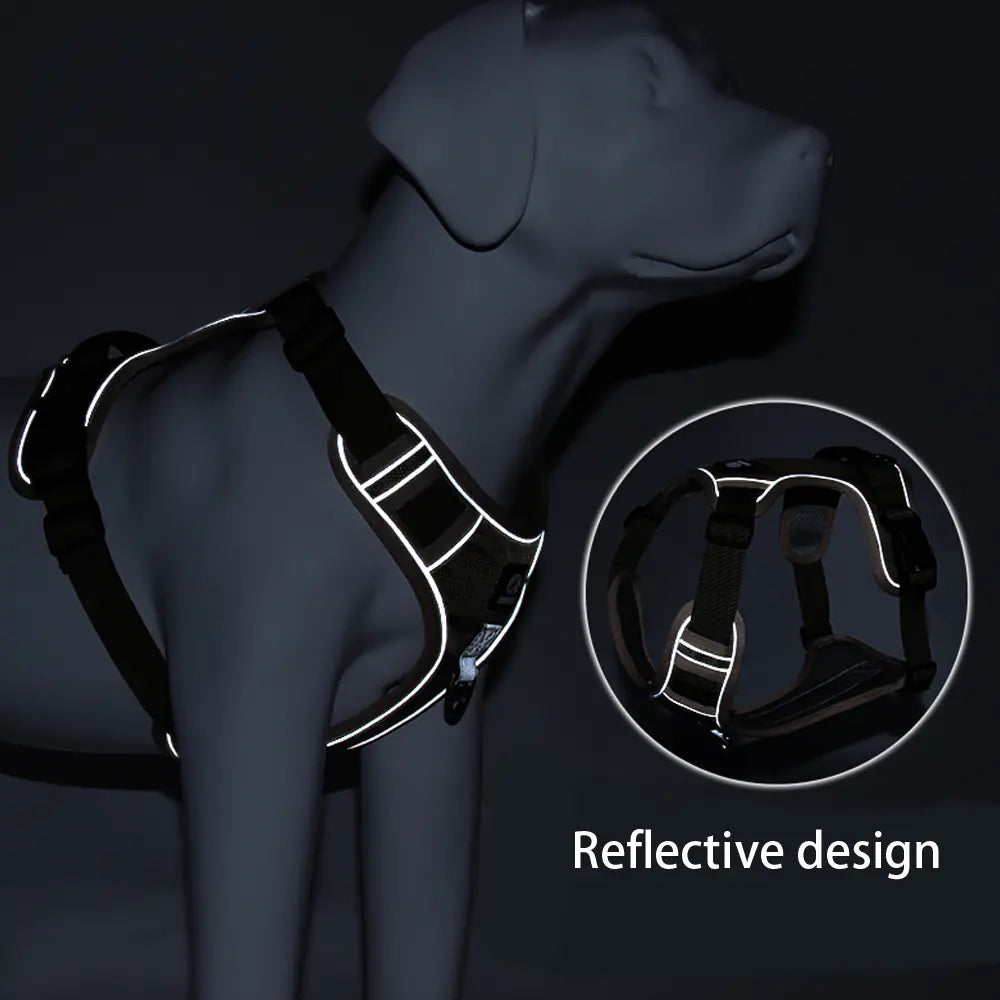 Arnés para Perros No Pull Reflectante con Asa de Control