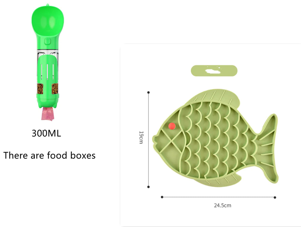 Plato de Comida Lenta de Silicona para  Mascotas