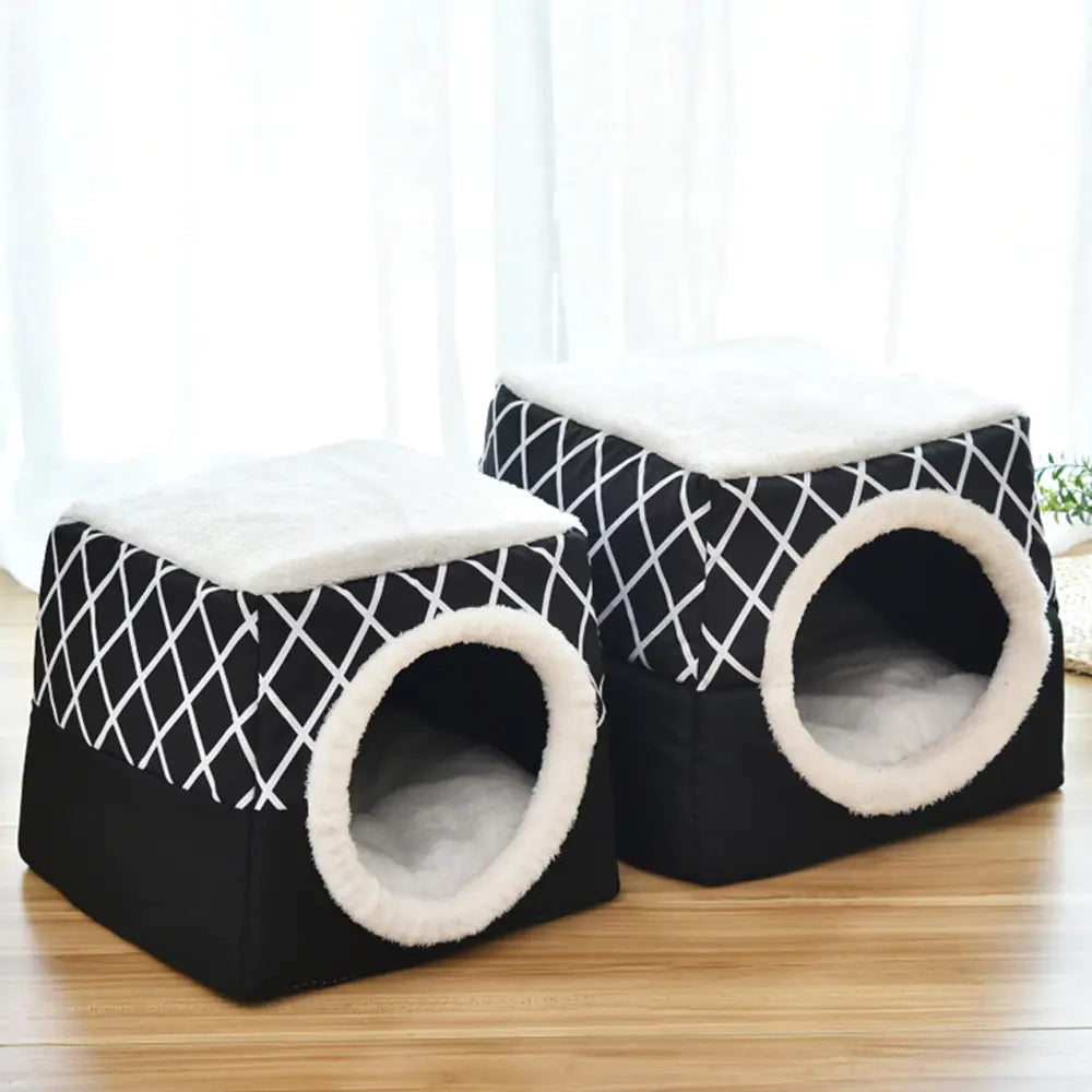 Villa Cama para Perro y Gato - Cápsula Espacial de Doble Uso