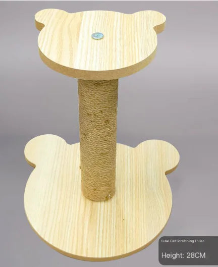 Juguete Rascador Vertical para Gatos de Sisal Duradero