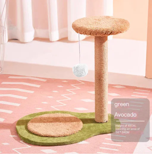 Juguete Rascador Vertical para Gatos de Sisal Duradero