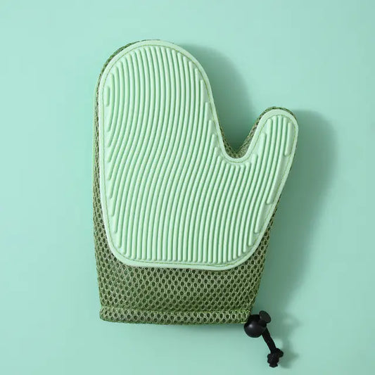 Guantes de Masaje de Silicona y Cepillos para Quitar Pelo de Mascotas