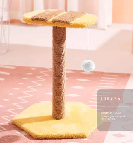 Juguete Rascador Vertical para Gatos de Sisal Duradero