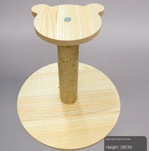 Juguete Rascador Vertical para Gatos de Sisal Duradero