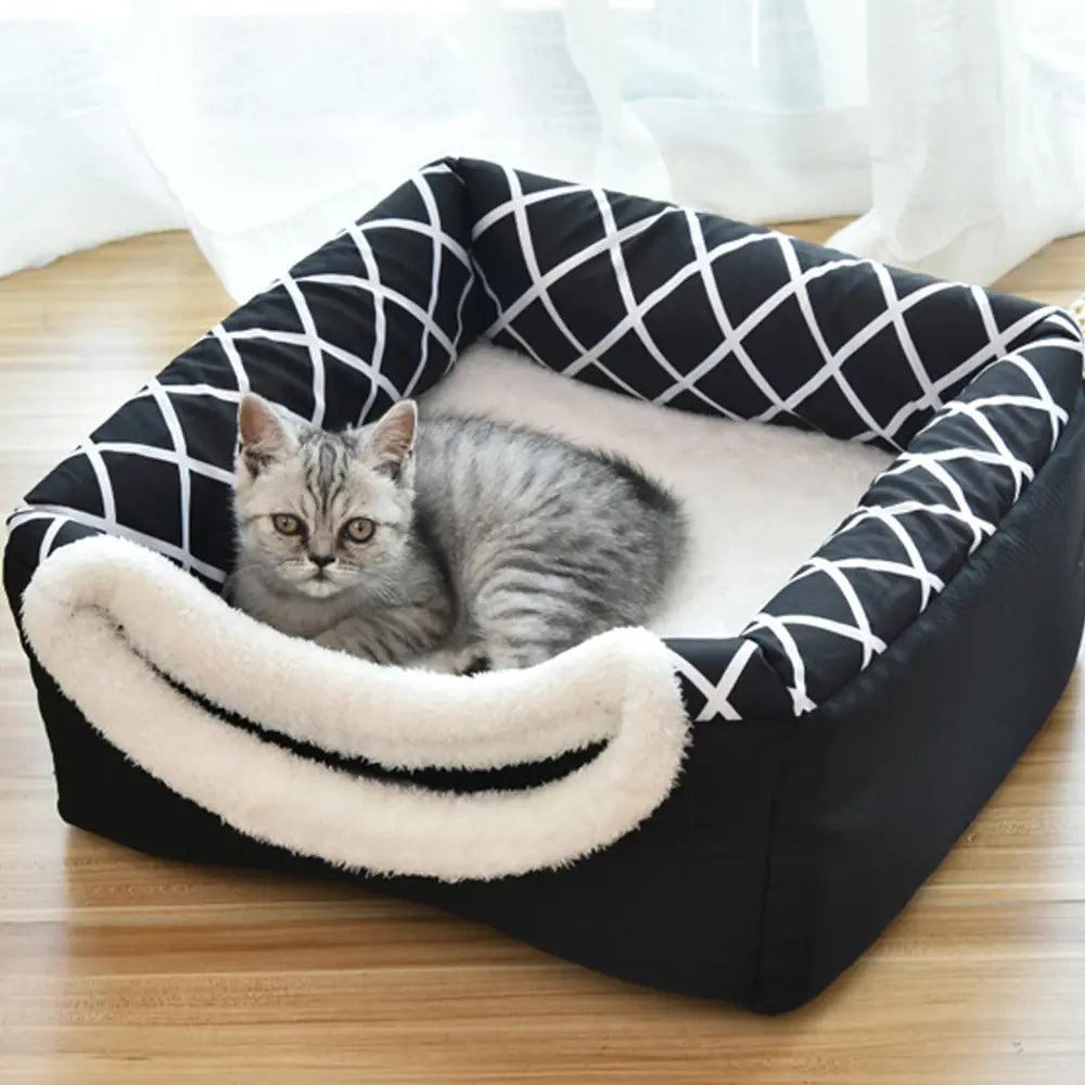 Villa Cama para Perro y Gato - Cápsula Espacial de Doble Uso